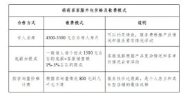 在线专业客服外包费用大概是多少？都有哪些收费模式？