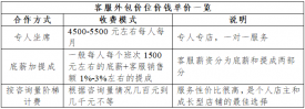 客服外包是怎样定价的？单价多少？